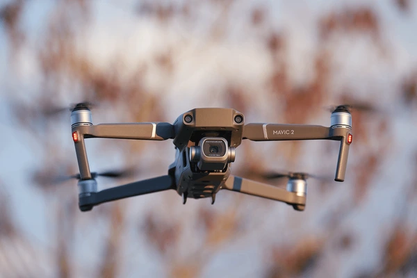 Parrot gps drone for cinematography with altitude hold