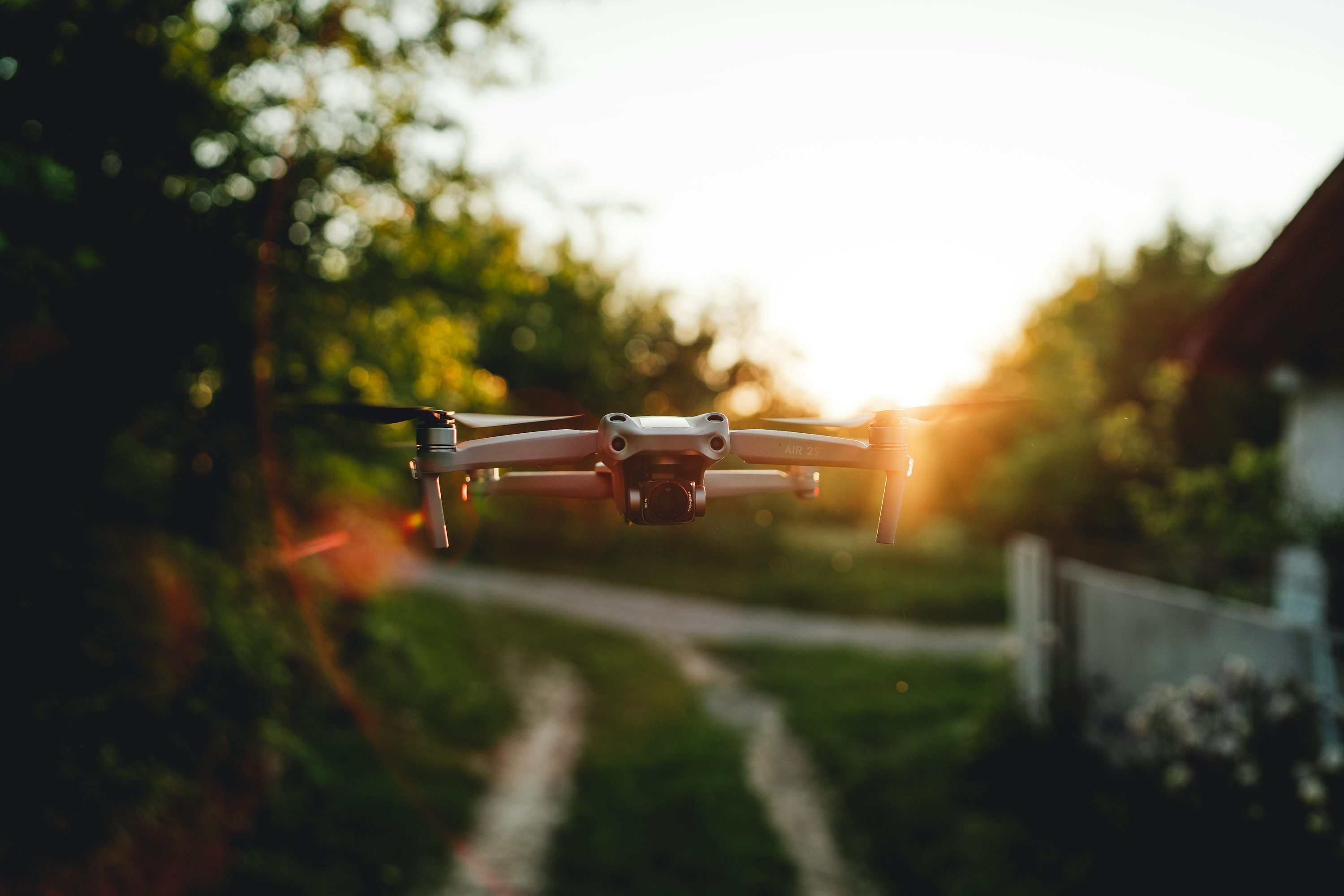 Parrot rc drones for surveying with first person view