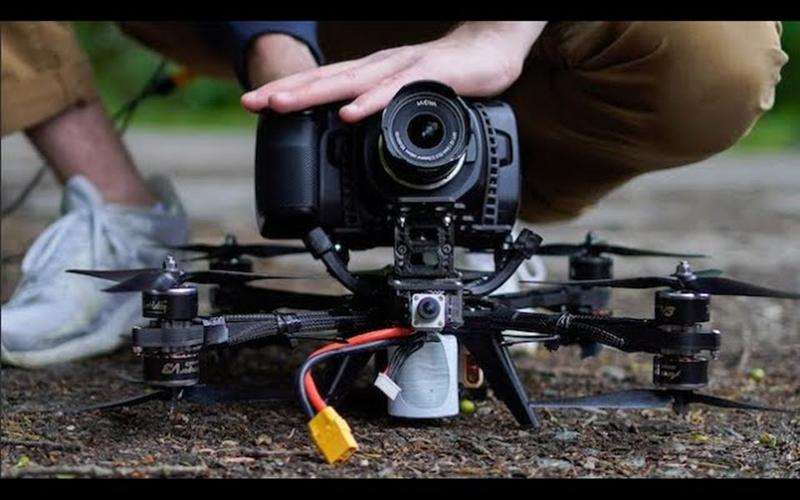 Skydio uav for racing with dual camera