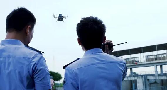 DJI fpv drones for security with return to home