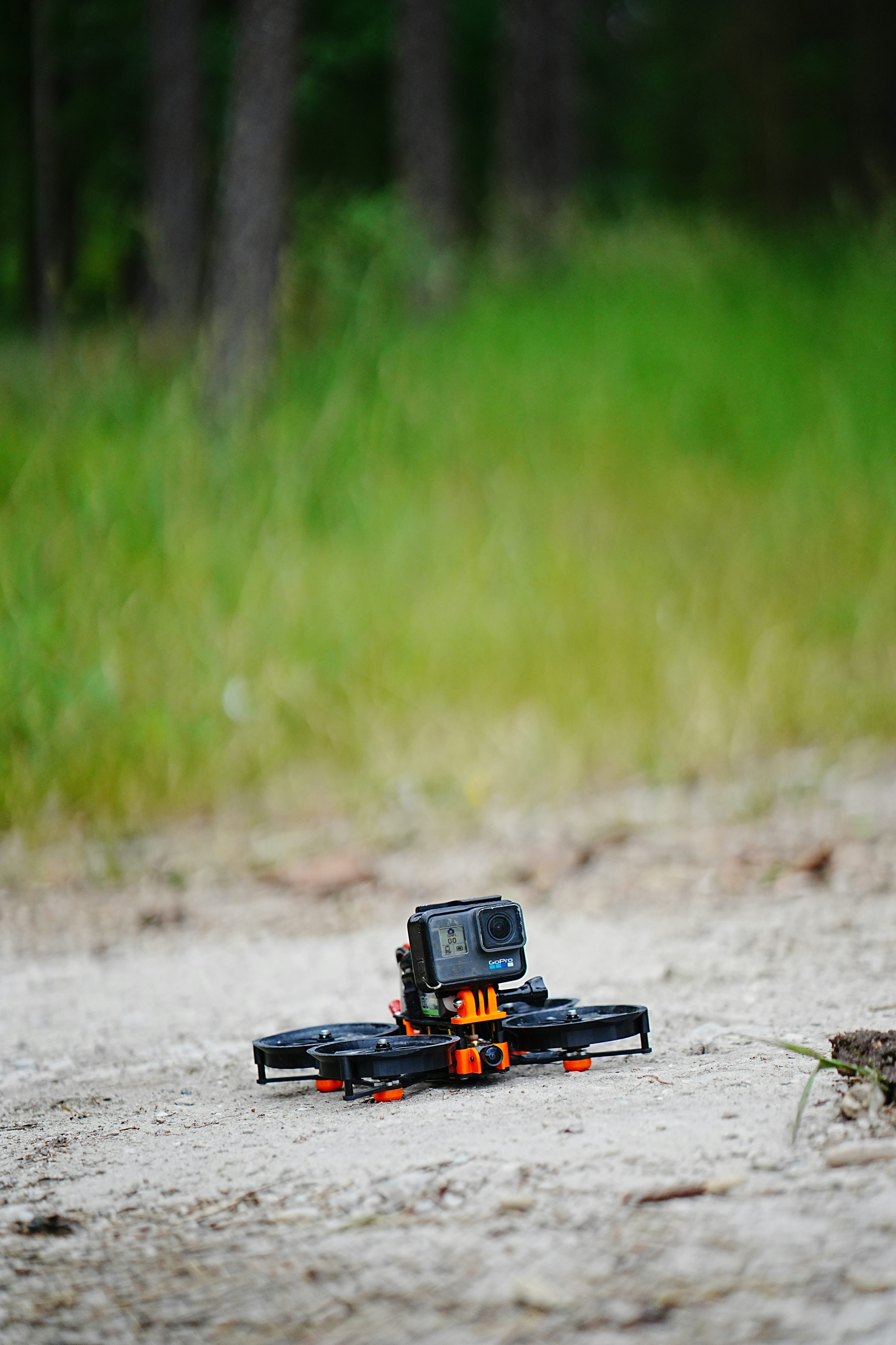 Parrot uavs for security with gps