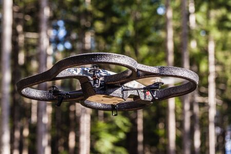 drones for security with gps