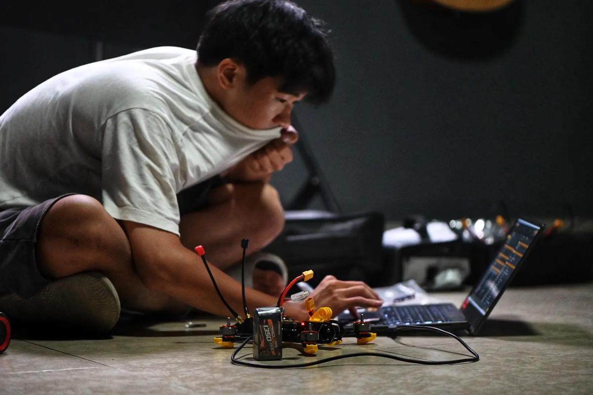 Parrot mini drones for wildlife monitoring with follow me mode