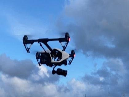 quadcopter for security with brushless motor