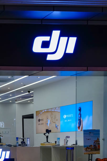 DJI uav for mapping with foldable