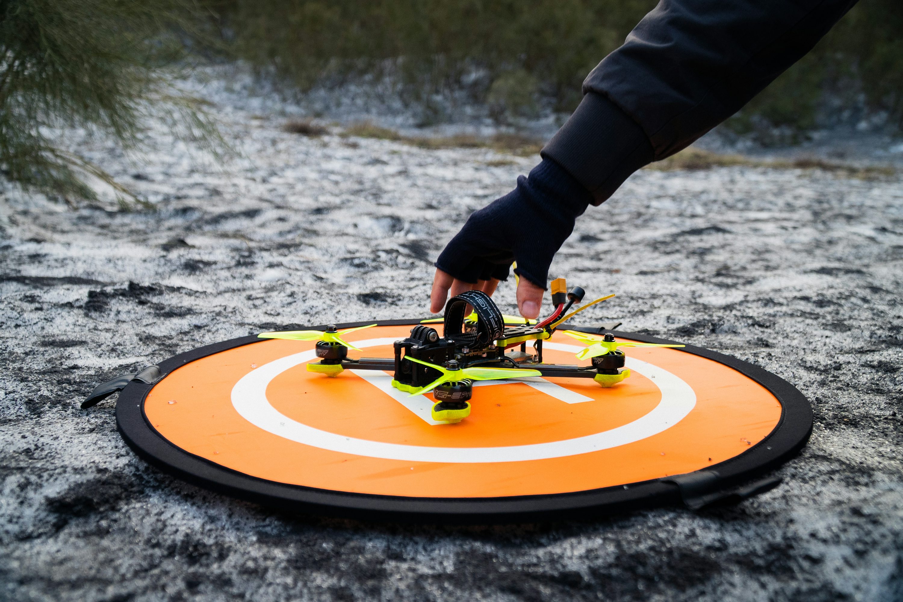 Parrot gps drone for aerial photography with 1080p camera
