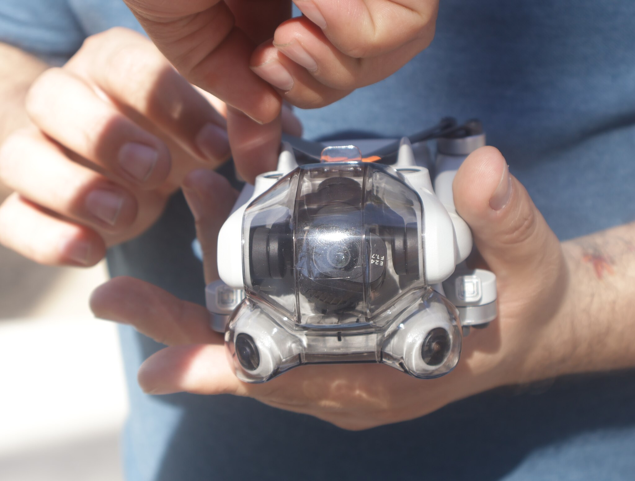 uav for construction with return to home