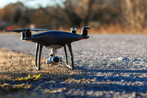 DJI camera drones for aerial photography with dual camera