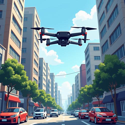 Potensic fpv drone for aerial photography with follow me mode