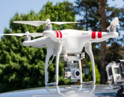 Autel camera drone for security with follow me mode