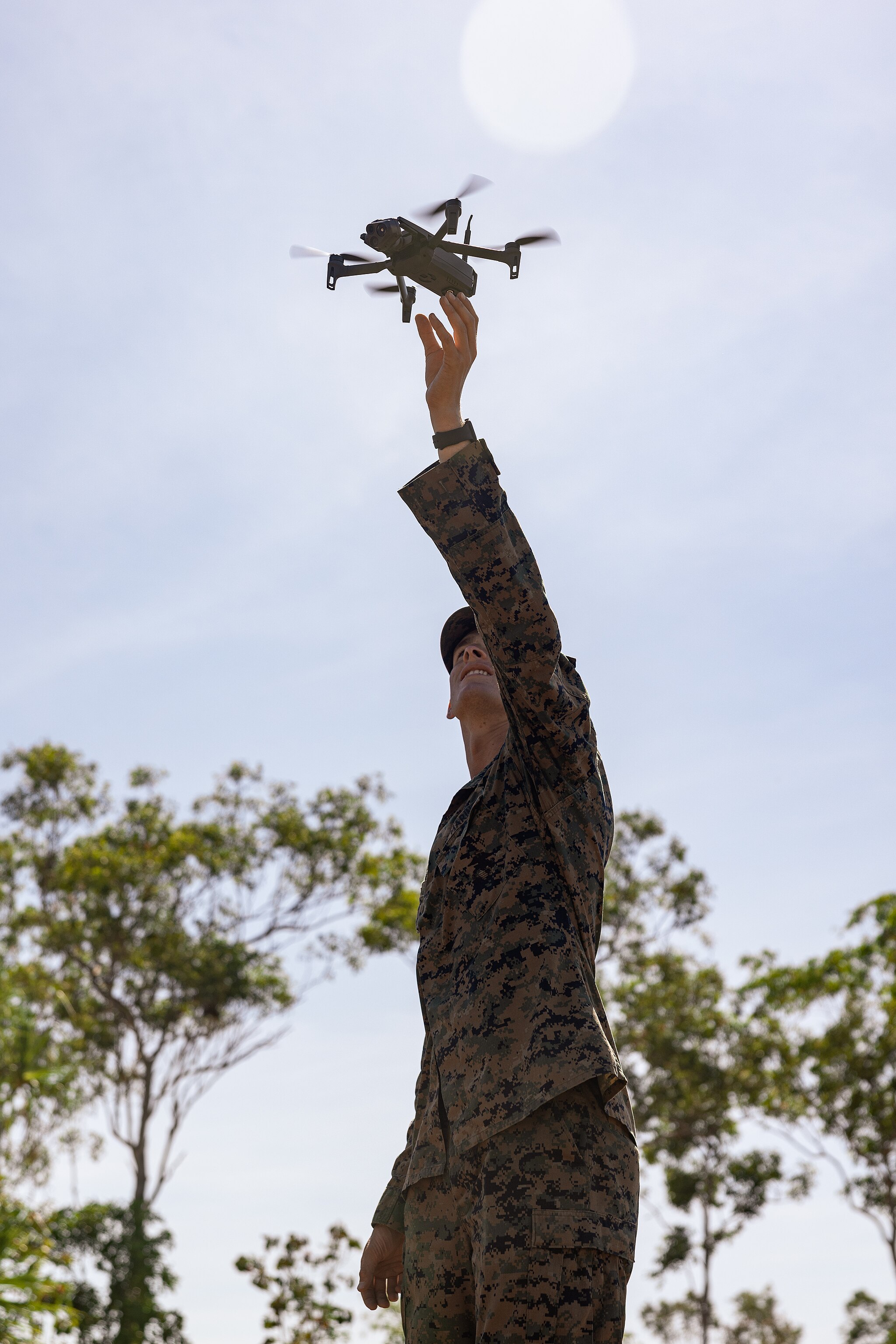 Parrot fpv drones for security with 1080p camera