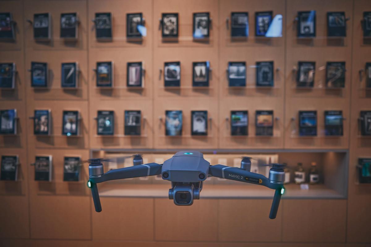 Autel rc drone for cinematography with dual camera