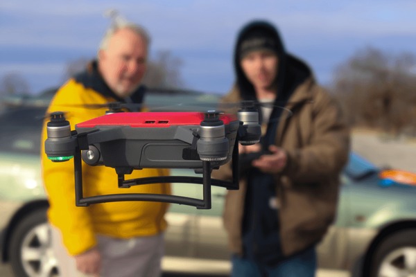 Ryze Tello uav for aerial photography with 4k camera