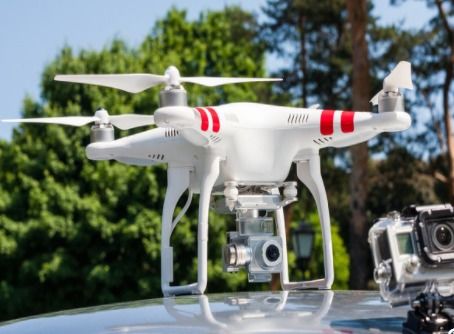 Eachine fpv drone for aerial photography with first person view