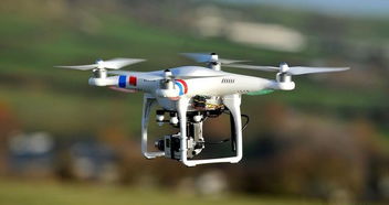 DJI mini drone for environmental monitoring with follow me mode