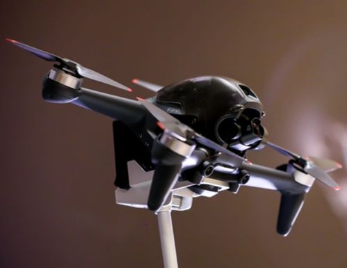 Skydio rc drone for security with obstacle avoidance