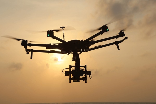 quadcopters for delivery with long battery life in UK