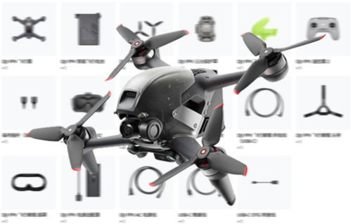 Eachine fpv drone for event coverage with brushless motor