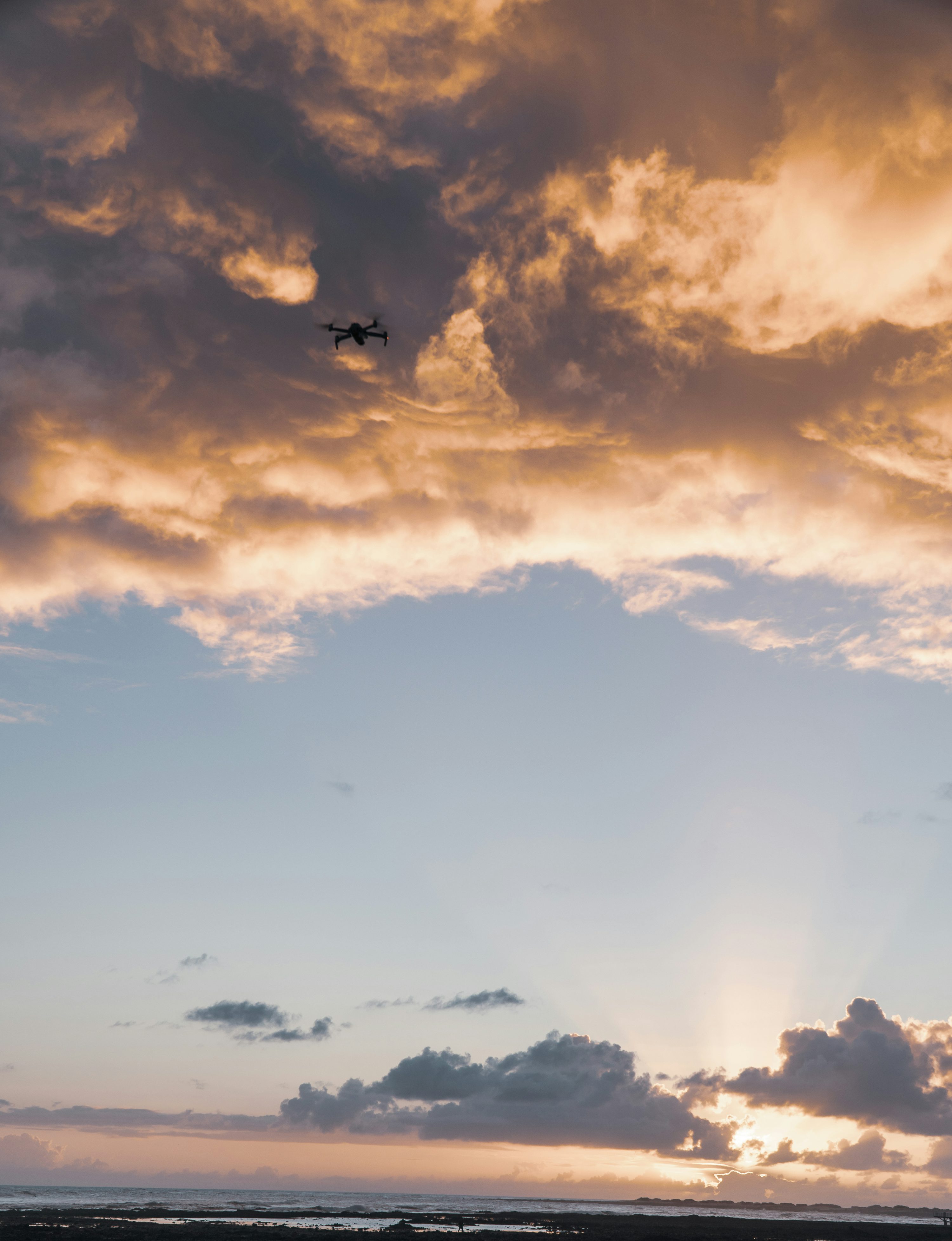 Yuneec gps drone for wildlife monitoring with waterproof