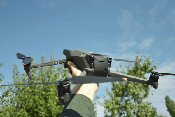 Potensic quadcopter for surveying with follow me mode