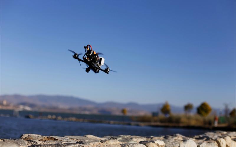 camera drones for security with first person view