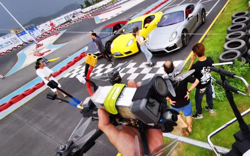 fpv drone for cinematography with dual camera in UK